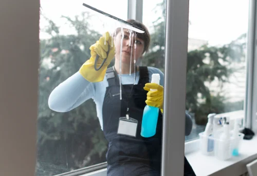 Nettoyage de vitres intérieures et extérieures à Amfreville